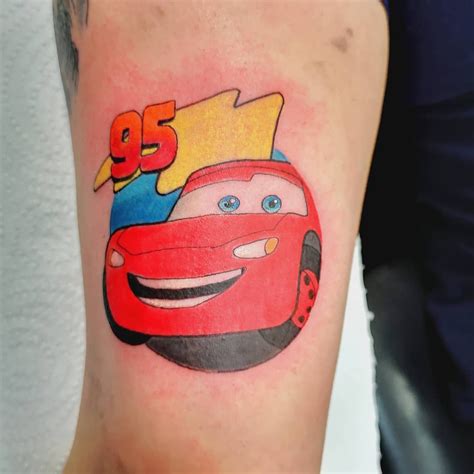 Top 10 lightning mcqueen tattoo ideas and inspiration.